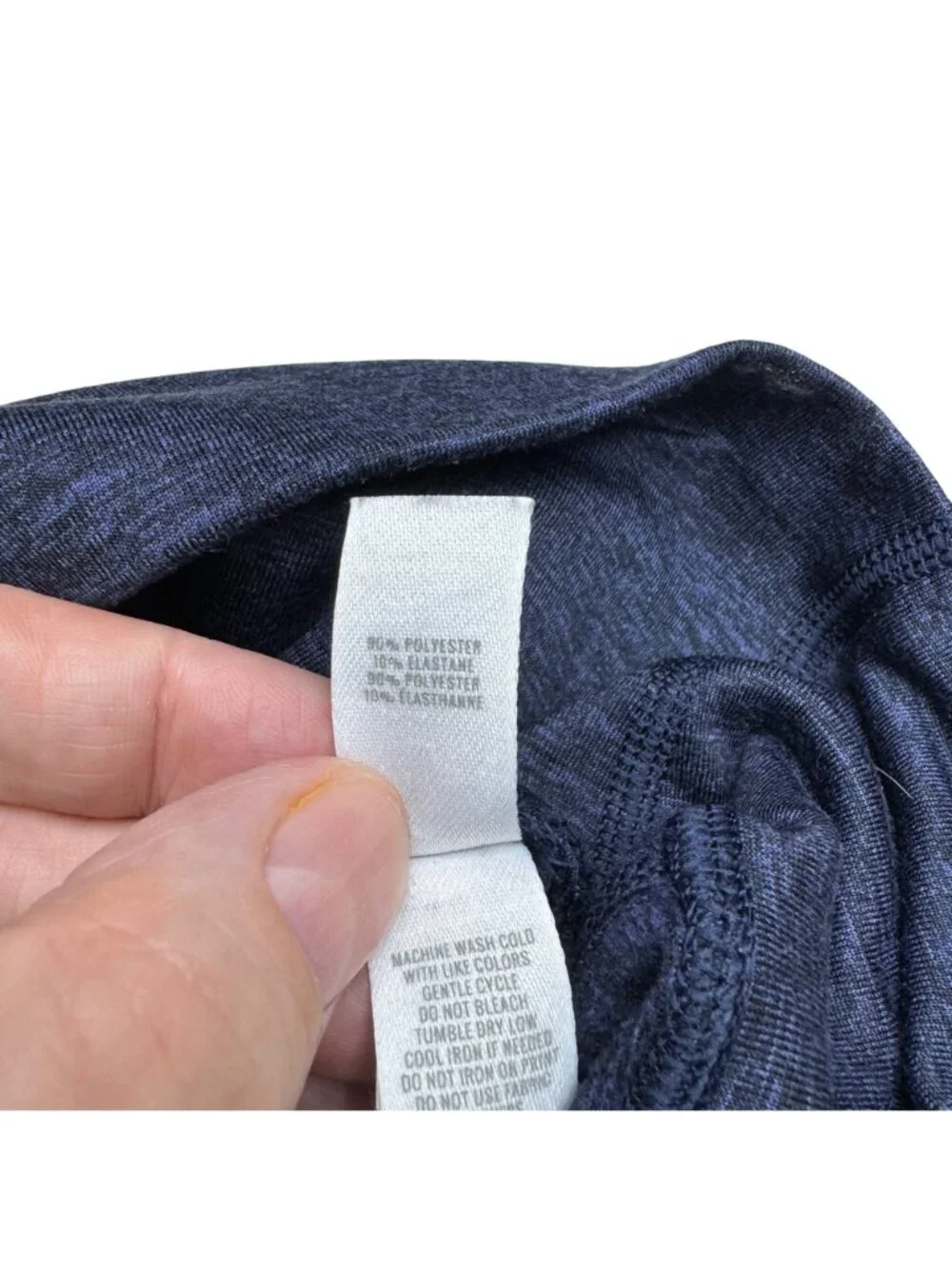 Aerie Chill Play Move Women's High Rise Legging Blue Pockets Workout, Size S - Picture 6 of 10